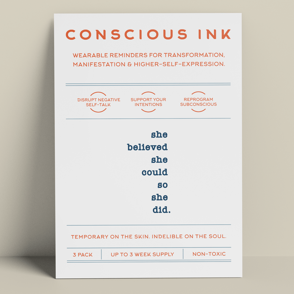 Conscious Ink Tattoo - She Believed She Could So She Did