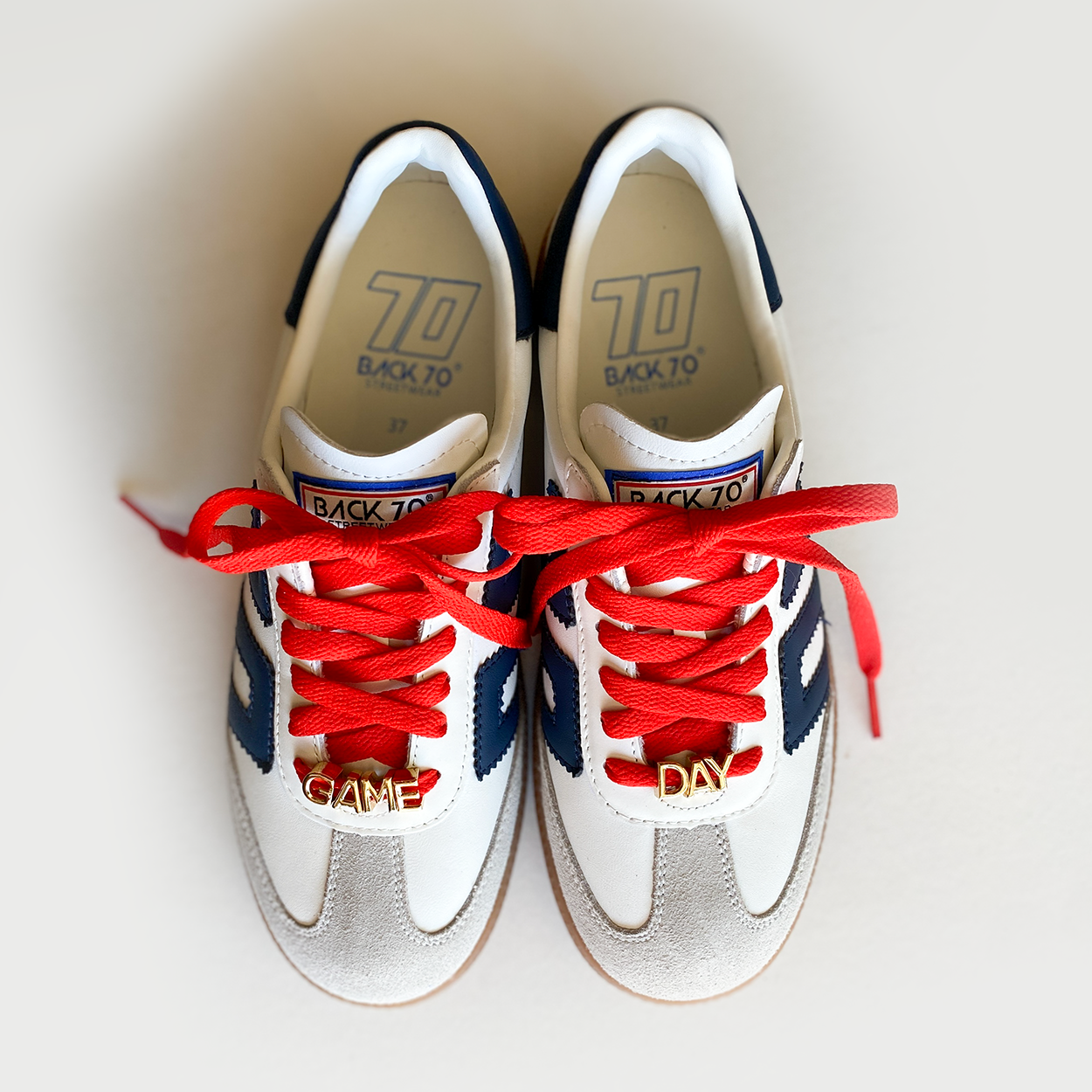 GAME DAY SNEAKER SHOELACE SET-RED
