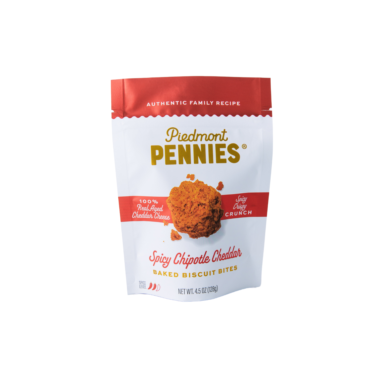 SPICY CHIPOLTE CHEDDAR 4.5 OZ MEDIUM POUCH BAKED BISCUIT BITES