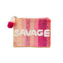 "MRS." BEADED COIN POUCH