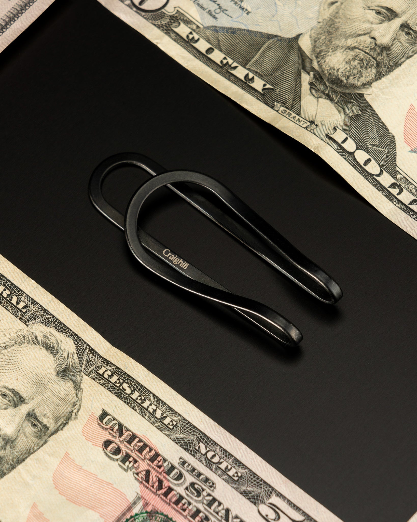 Station Money Clip - Vapor Black