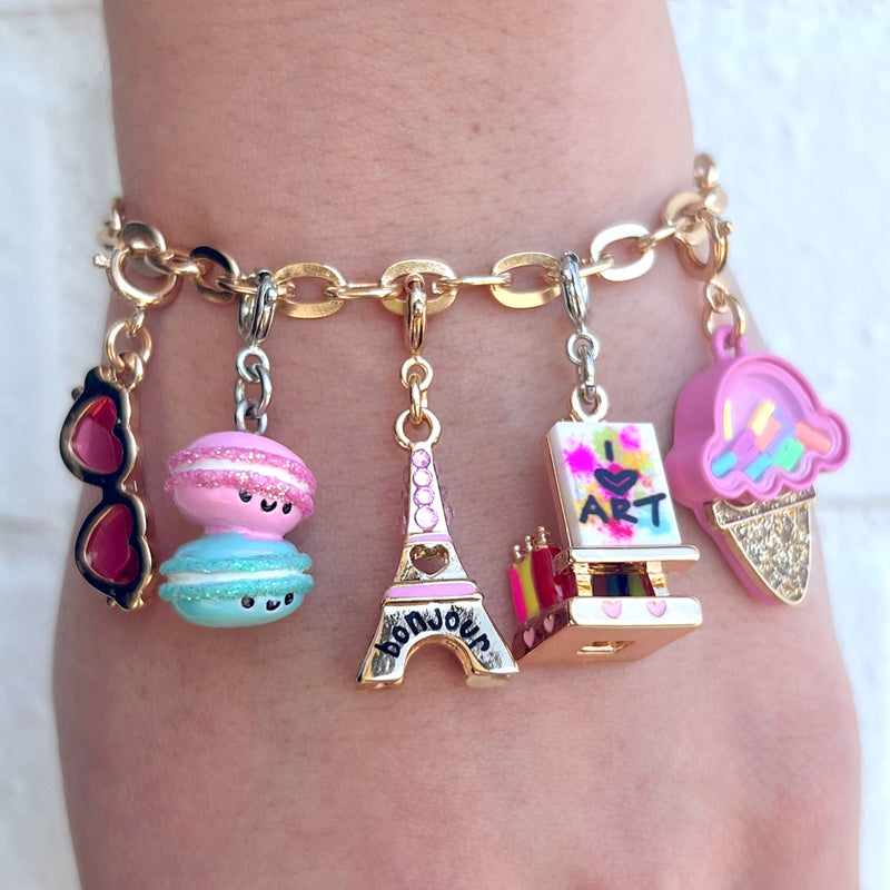 I Love Art Charm