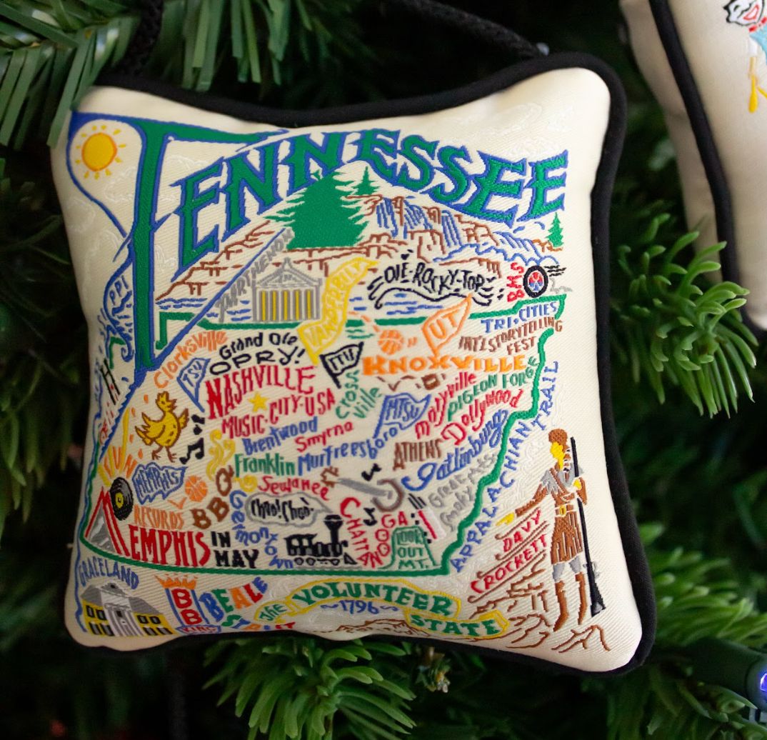 Mini Pillow Ornament - University of Tennessee