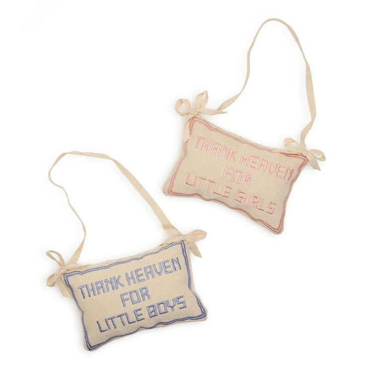 Thank Heaven Pillow Door Hanger
