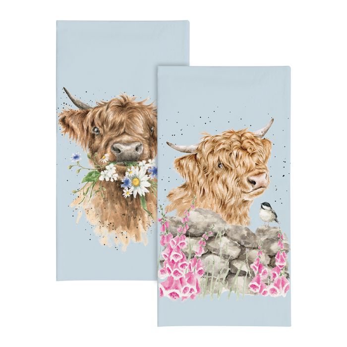 HIGHLAND COW POCKET TISSUES-DAISY COO