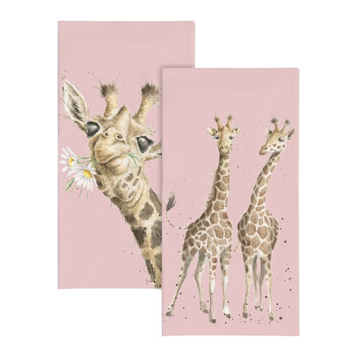 GIRAFFE POCKET TISSUES-FLOWERS