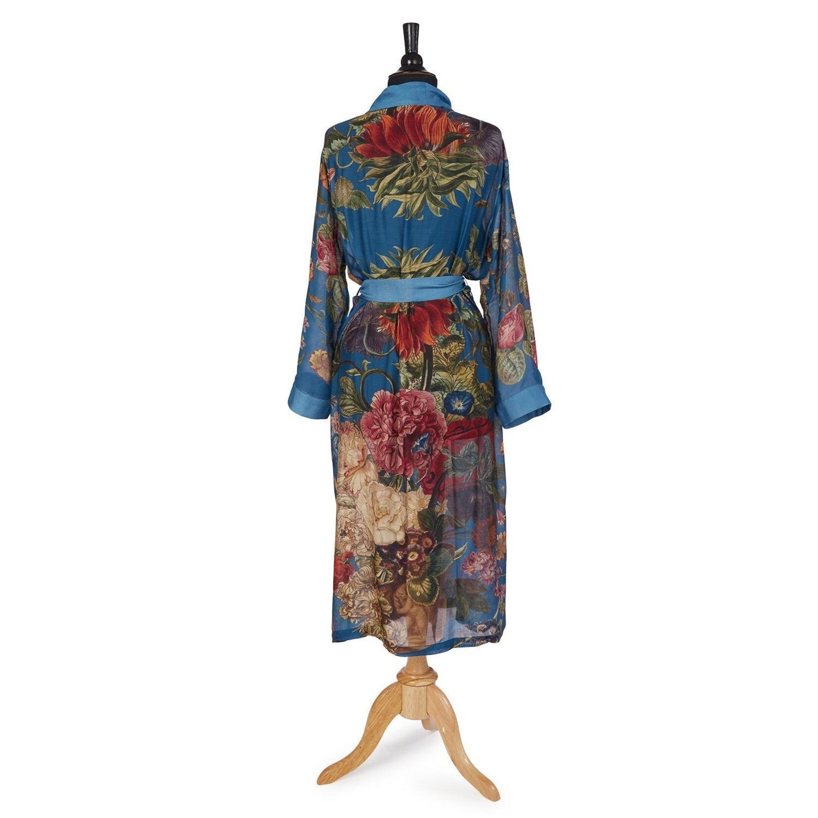 PRIMULA ROBE PRINT TEAL ROBE
