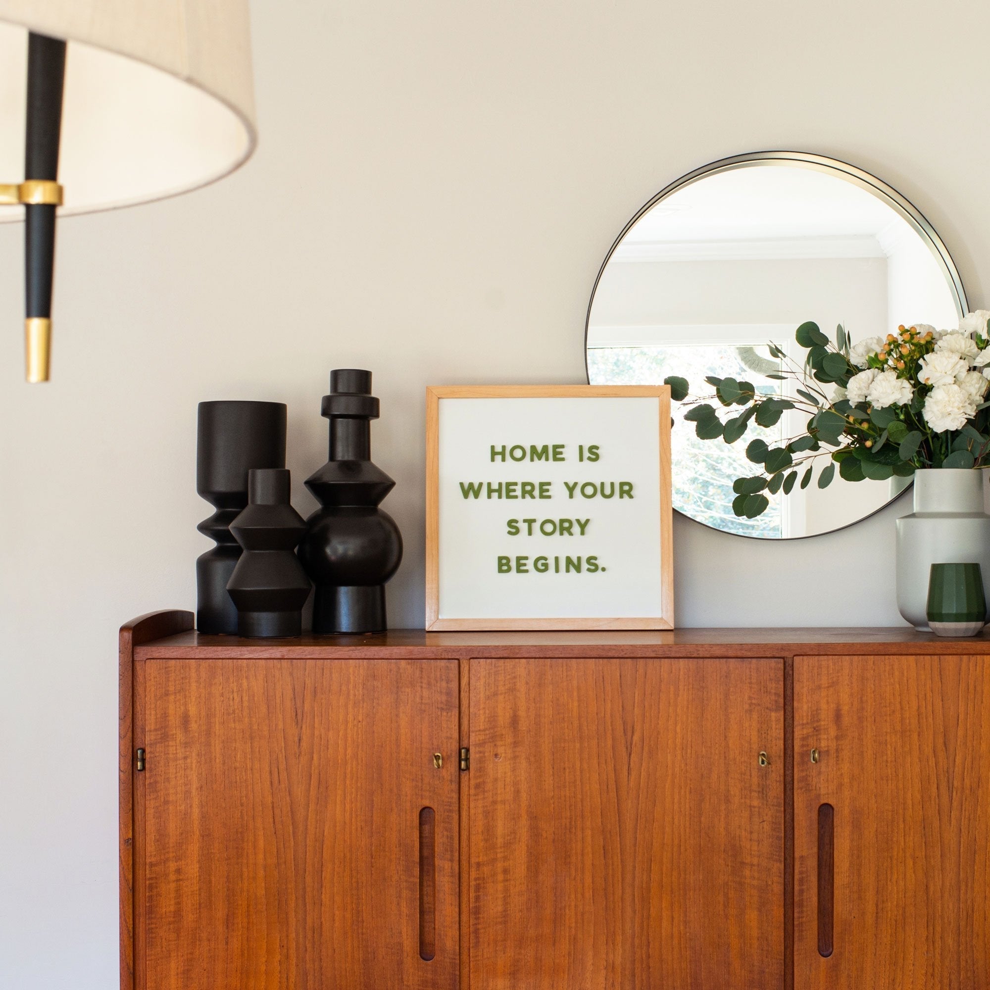 Magnetic Letters Olive Juice (sans serif)
