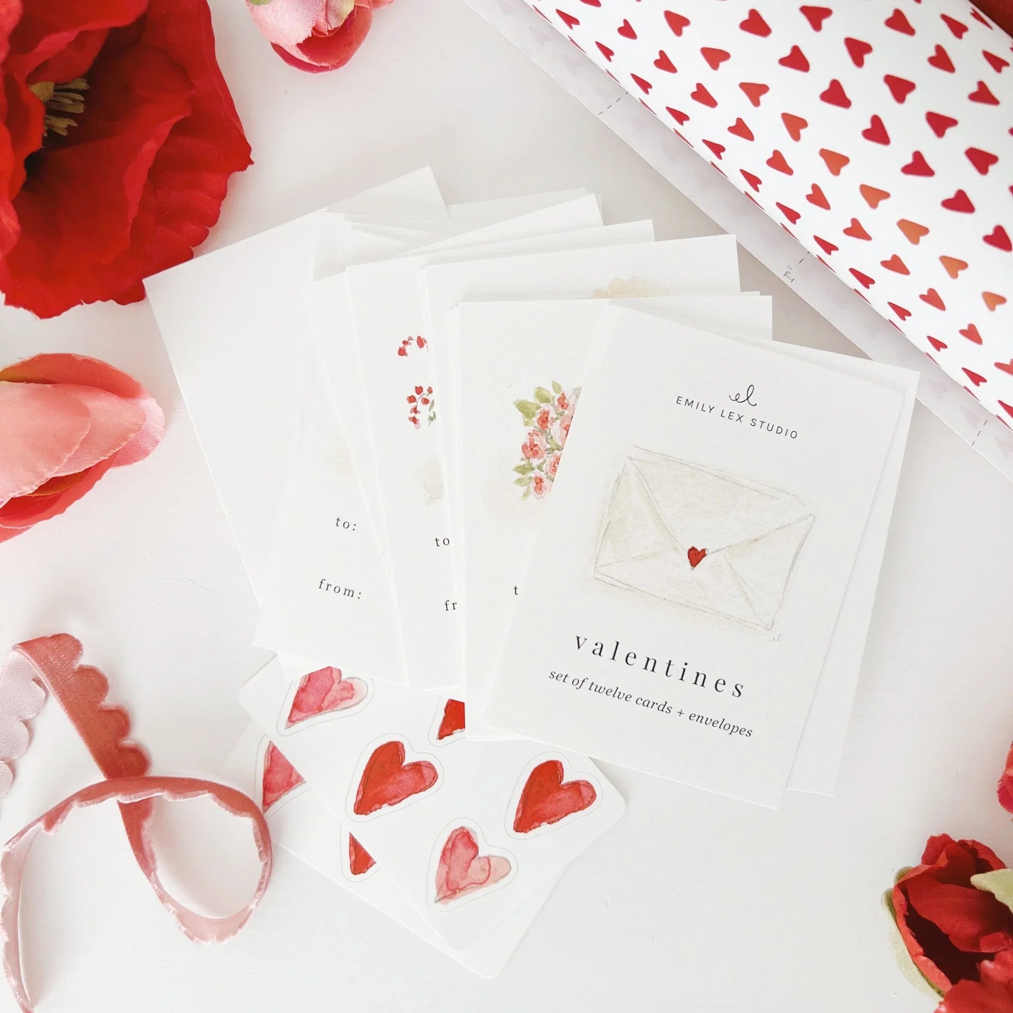 Mini Valentines Card Set