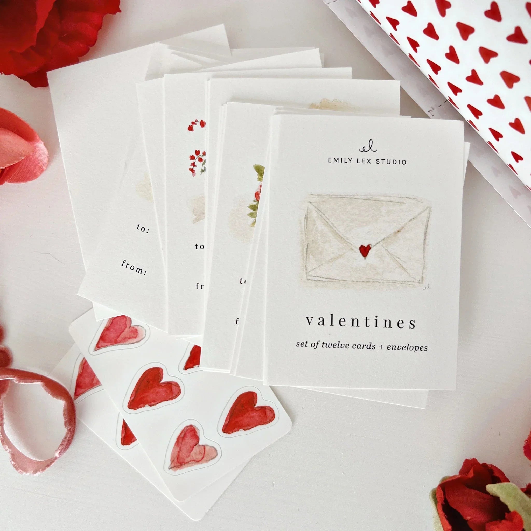 Mini Valentines Card Set