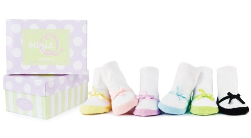 bootie suzie q's ASST PASTEL 0-12M