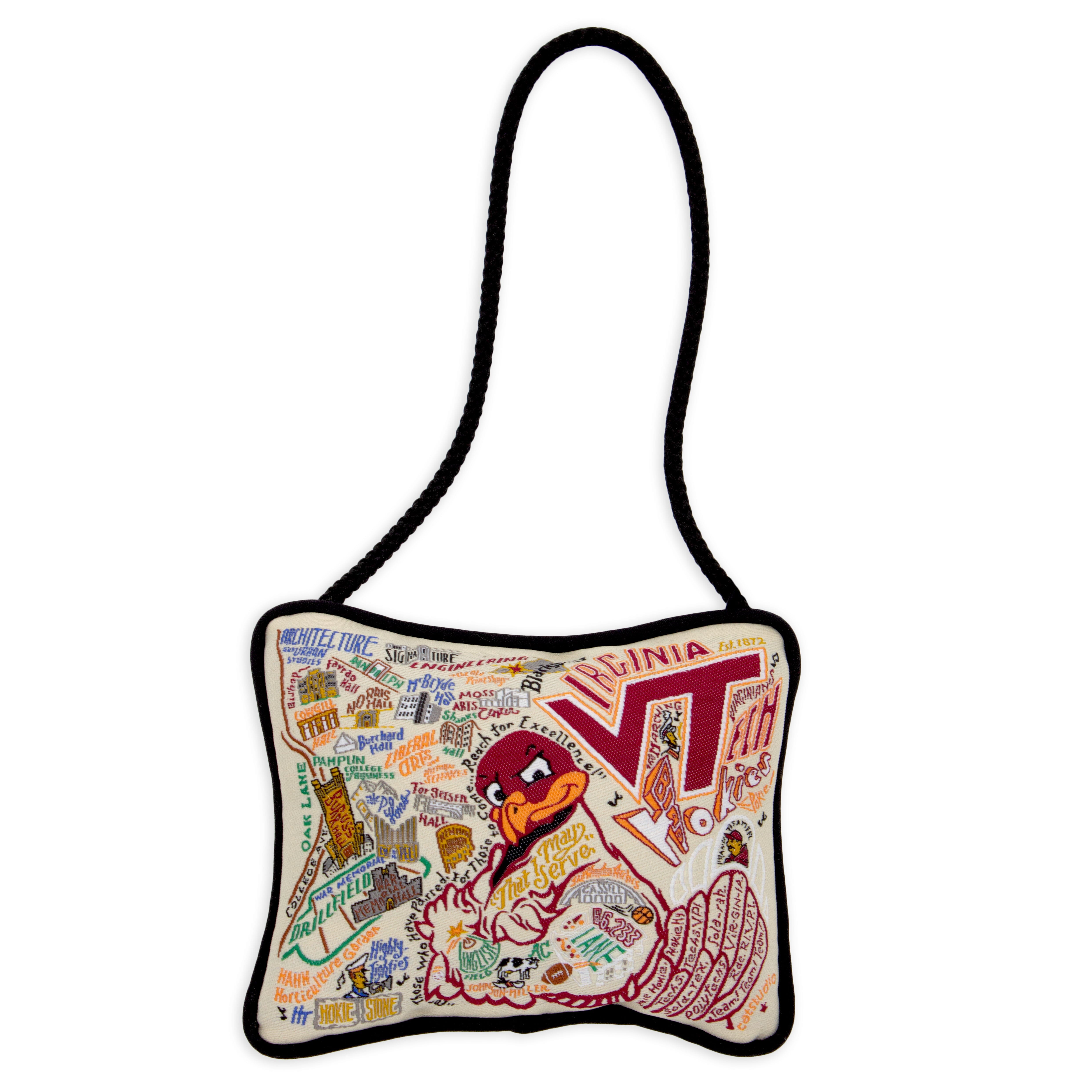 Mini Pillow Ornament - Virginia Tech