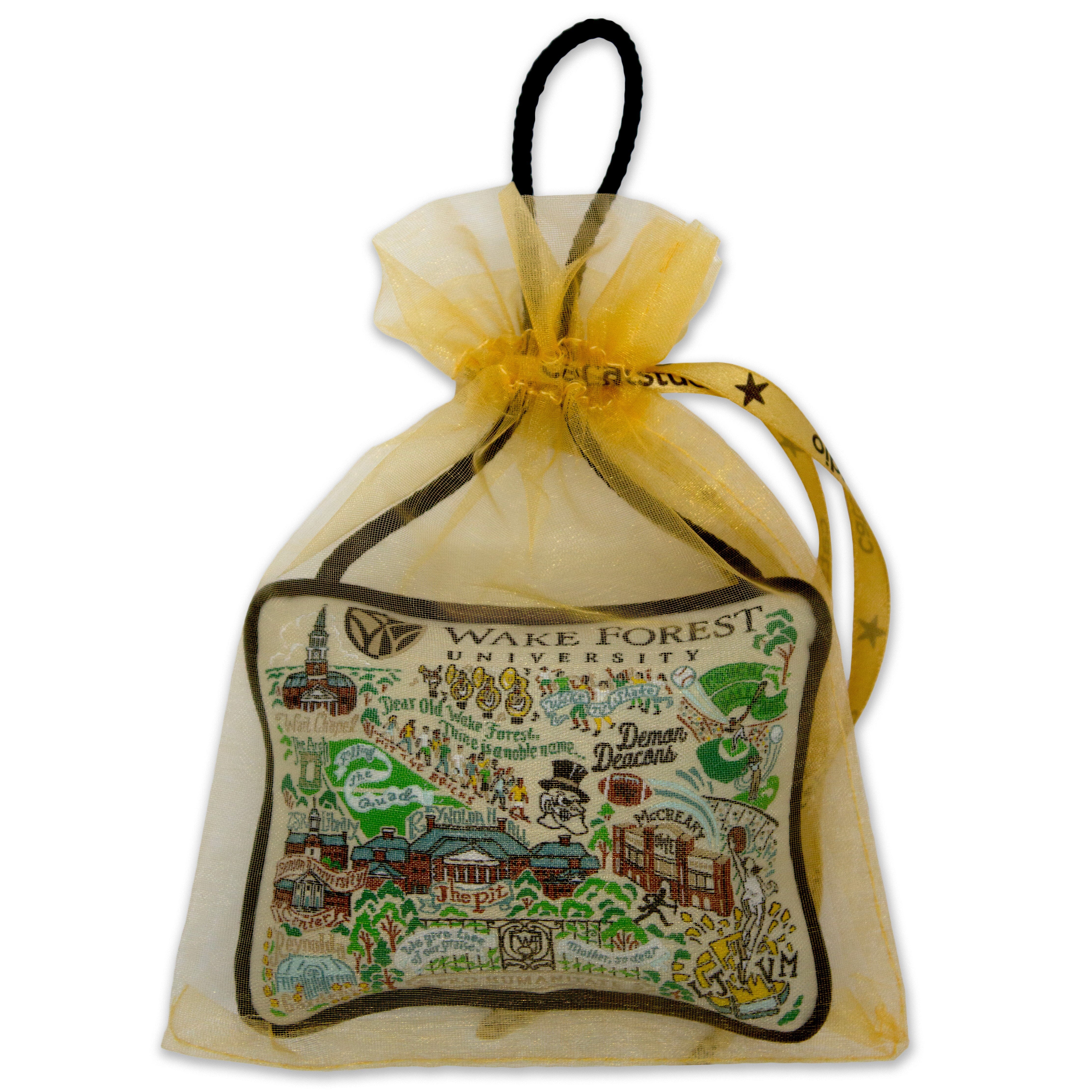MINI PILLOW ORNAMENT - WAKE FOREST UNIVERSITY
