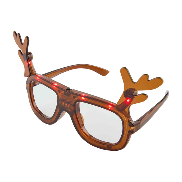 LED Reindeer Glasses