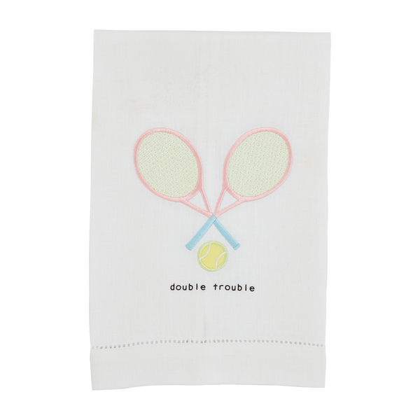 Double Trouble Tennis Towel