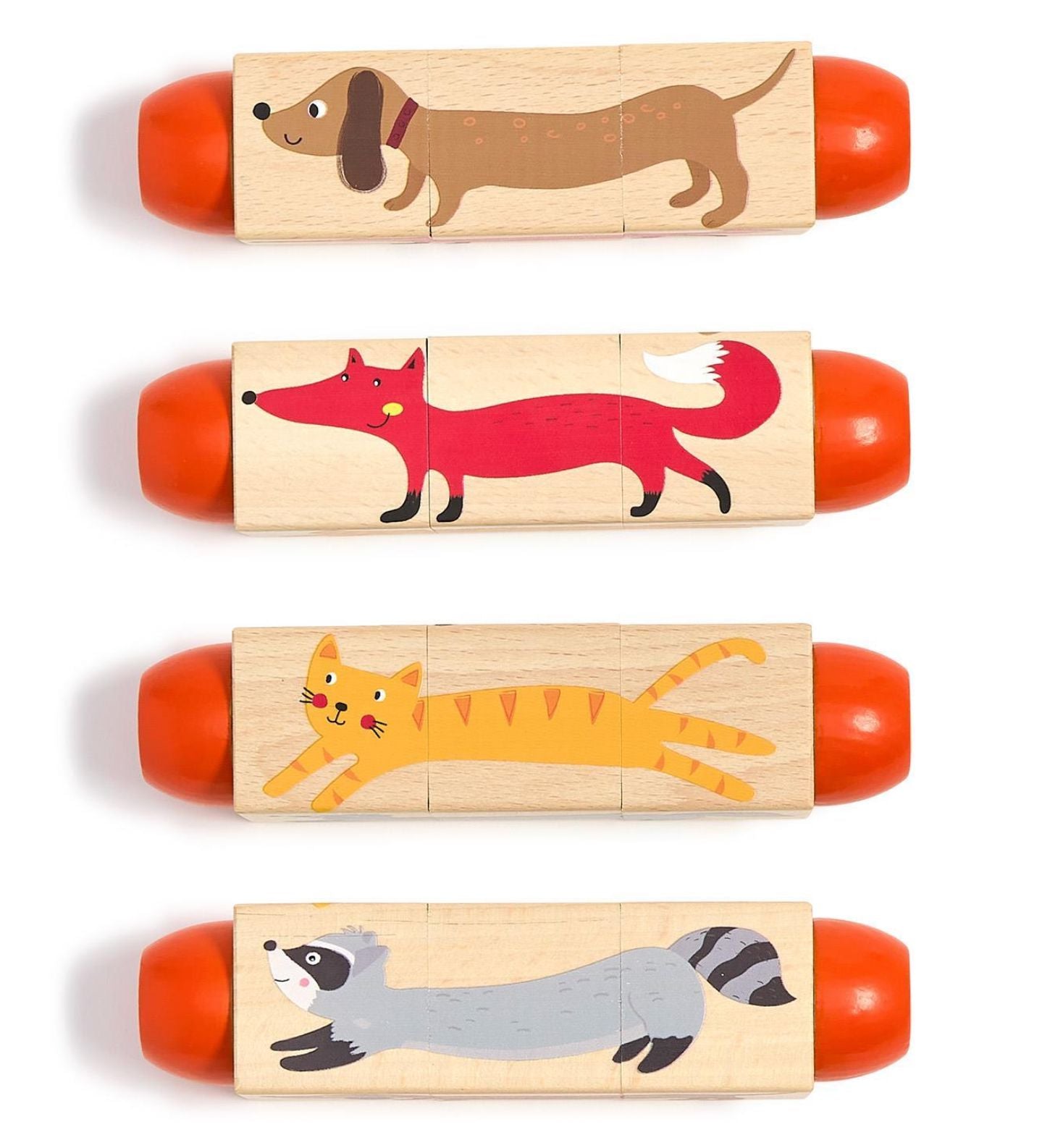 WOODEN TWIST BLOCK PUZZLE GAME-ASSORTED DESIGNS