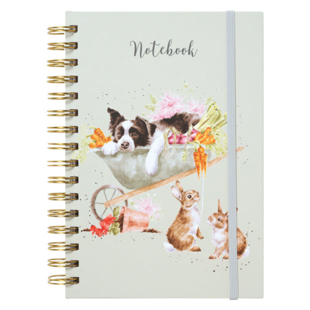 SPIRAL NOTEBOOK-DOG & BUNNIES