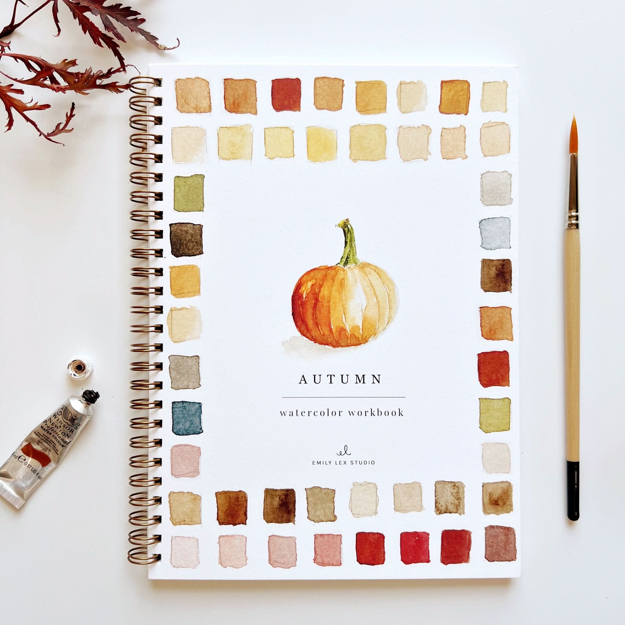 AUTUMN WATERCOLOR WORKBOOK