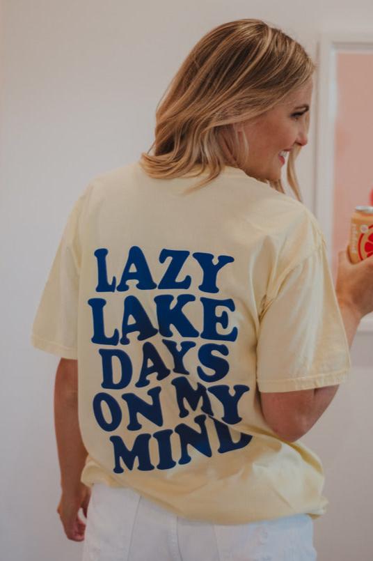 Banana Lazy Lake Days On My Mind (Sm.) T-Shirt